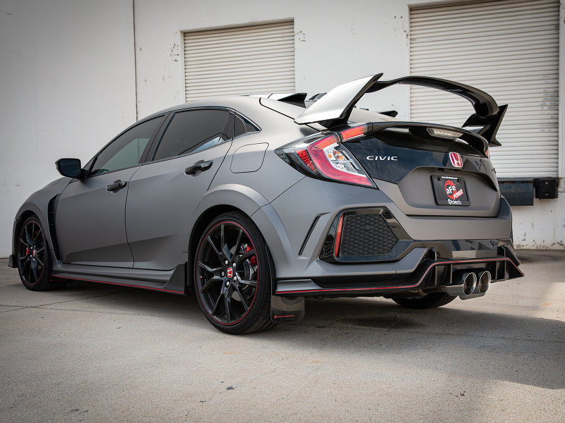 aFe Takeda 2.5in 304 Stainless Steel Axle-Back Exhaust System 2017-2019 Honda Civic Type R L4-2.0L - Polished Tip - photo 3