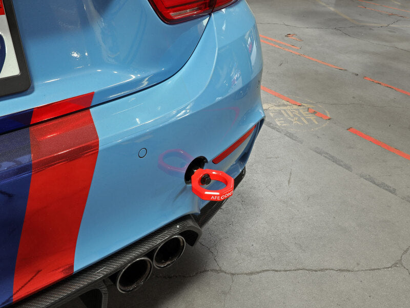 aFe Control Rear Tow Hook Red BMW F-Chassis 2/3/4/M (450-502002-R) - photo 7