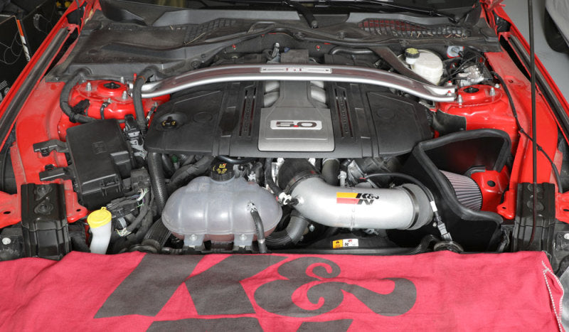 K&N 2018 Ford Mustang GT V8 5.0L F/I Typhoon Air Intake (knn69-3540TP) - photo 4