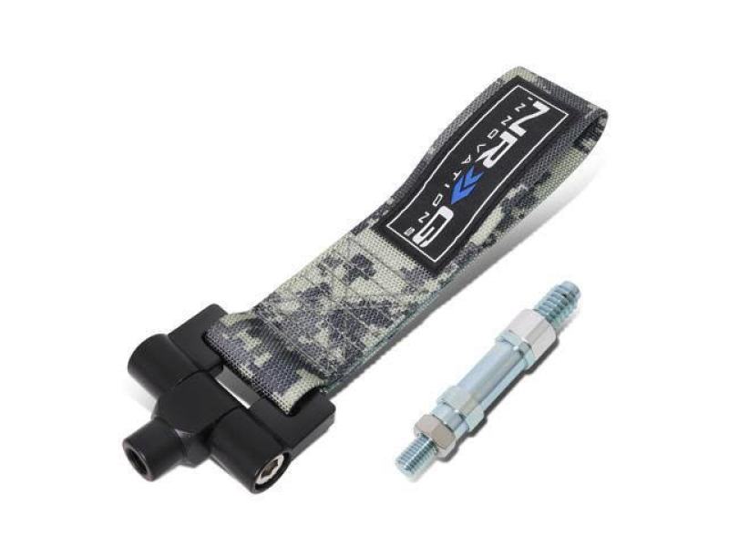 NRG Bolt-In Tow Strap Digital Camo - Honda S2000 00-08 / Fit/Jazz 03-07 (5,000 lb Limit) (TOW-130CM2)