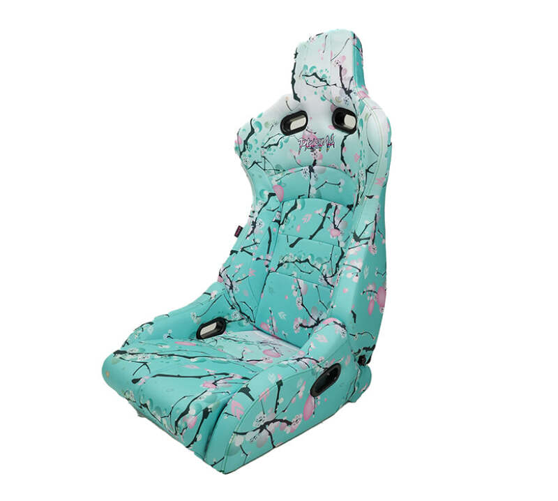 NRG Prisma Lab Reclinable Bucket Racing Seat - Pair (Tan Vegan Suede) (RSC-710 L/R-TAN)