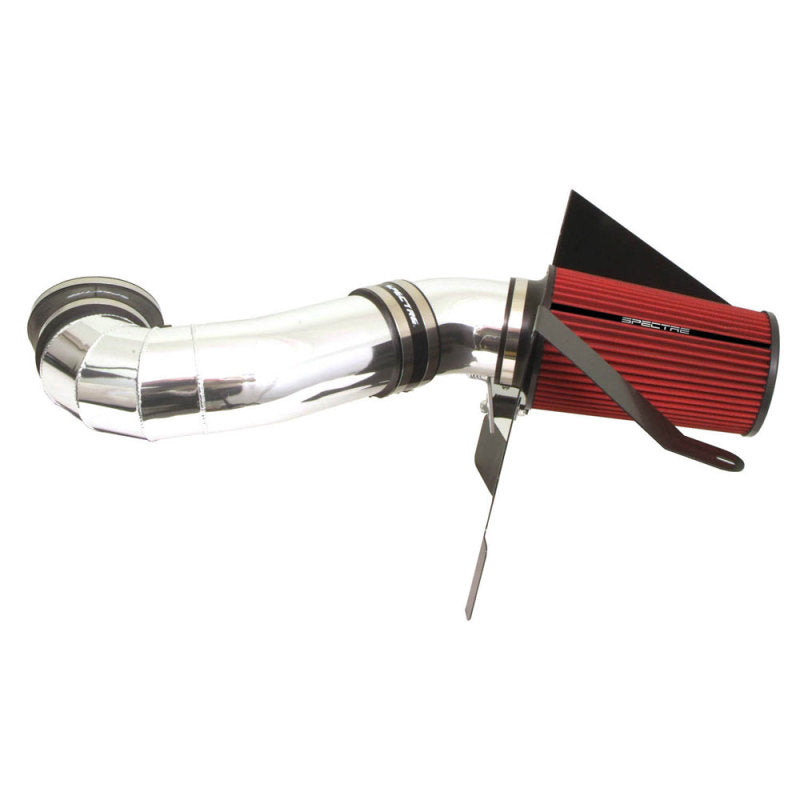 Spectre 2005-2009 Ford Mustang GT V8-4.6L F/I Air Intake Kit - Polished w/Red Filter (spe9924) - photo 9