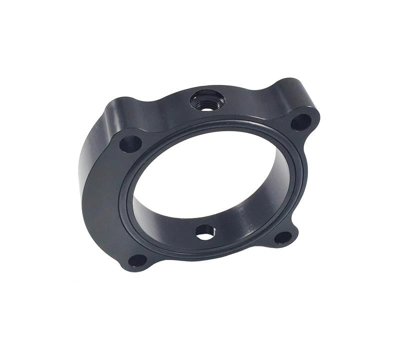 Torque Solution Throttle Body Spacer 2013+ Hyundai Genesis Coupe 2.0T - Black (tqsTS-TBS-029B) - photo 2