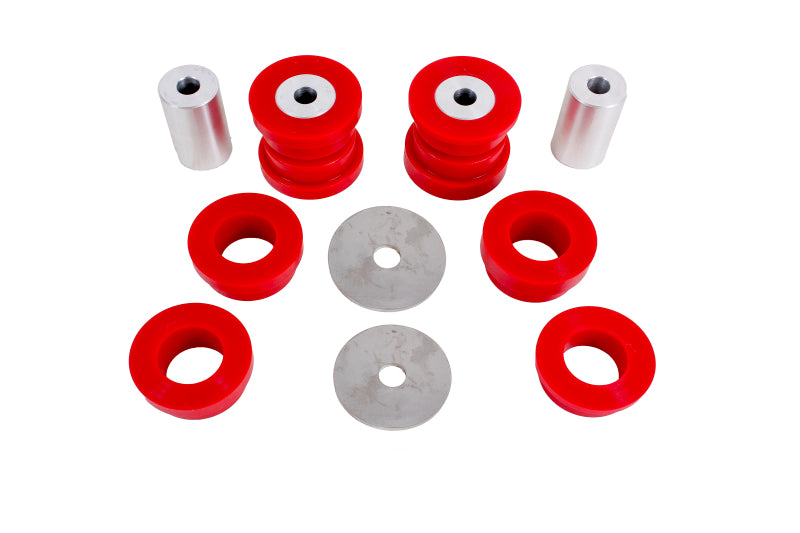 BMR Suspension 15-17 S550 Mustang Rear Cradle Bushing Kit (Polyurethane) - Red