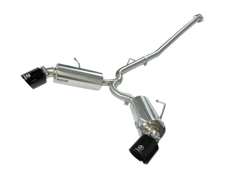 aFe Takeda Exhaust Axle-Back 2013-2015 Scion FRS / Subaru BRZ 304 Stainless Steel Black Dual Tips Exhaust - photo 2