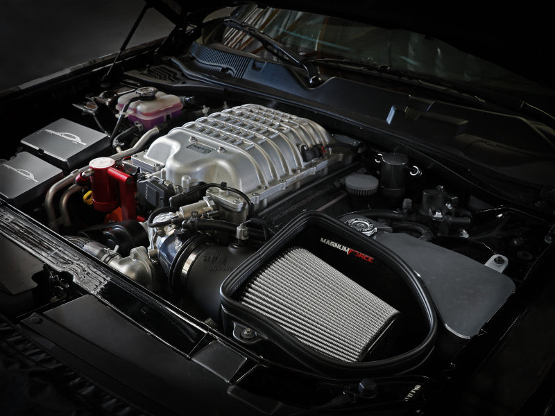 aFe 2019-2023 Dodge Challenger Hellcat V8-6.2L Magnum FORCE Stage2 Cold Air Intake System w/Pro DRY S (afe54-13076D) - photo 9