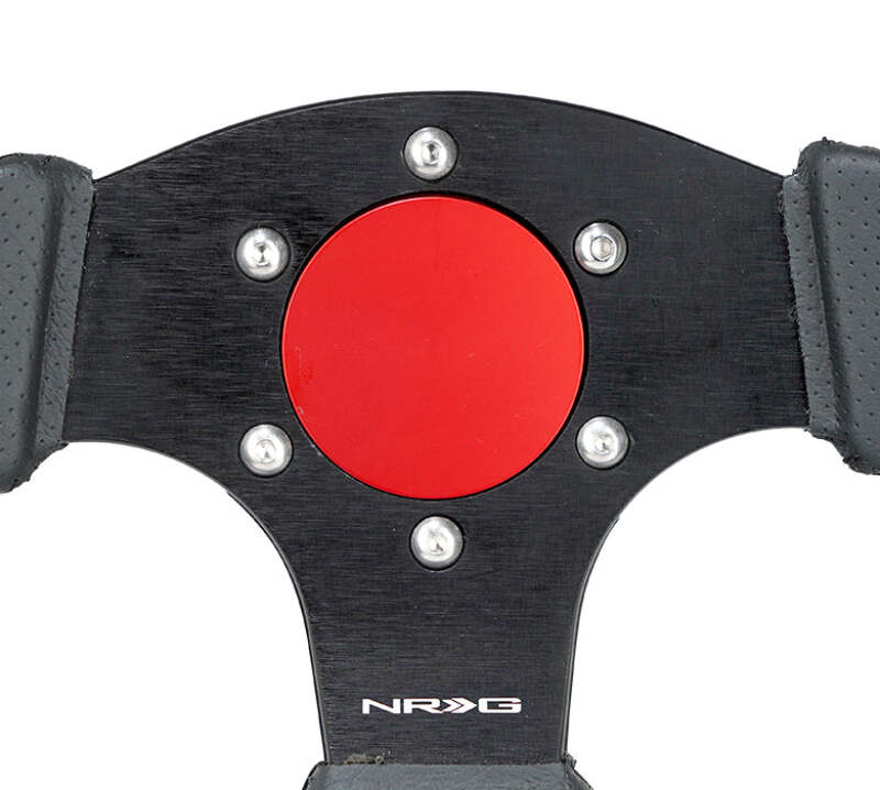 NRG Horn Delete Plate Flush 70x6in / 74x6 PCD pattern - Red (STR-150RD) - photo 2