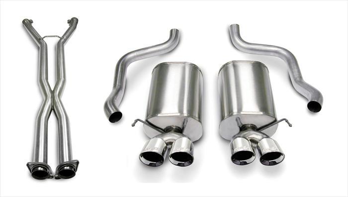 CORSA Performance 2007-2008 Corvette 2.5in. Sport Series Cat-Back Dual Rear Exit with Twin 3.5in. Polished Tips - photo 4