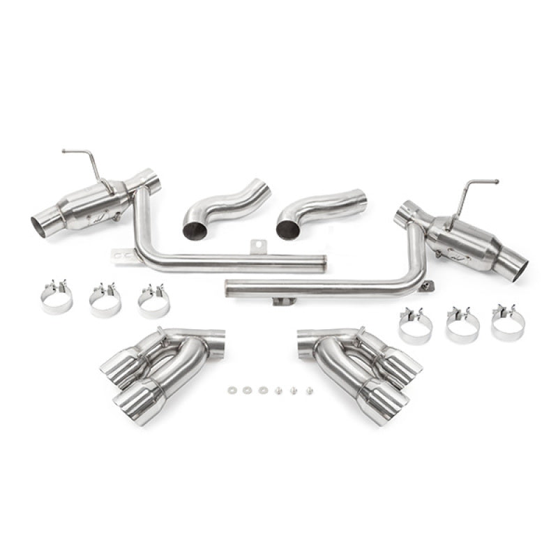 Mishimoto 2016+ Chevrolet Camaro SS Quad-Tip Pro Axle-Back Exhaust with Polished Tips - photo 4
