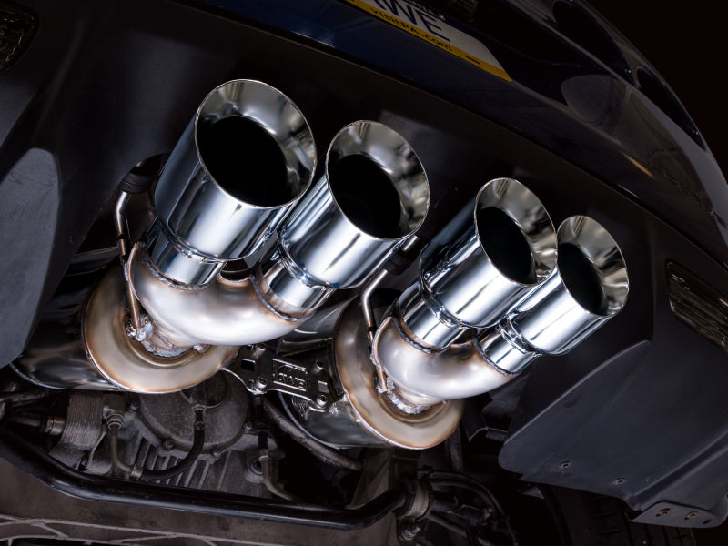 AWE Tuning C6 Chevrolet Corvette Z06/ZR1 Touring Edition Axle-Back Exhaust with Chrome Silver Tips - photo 3