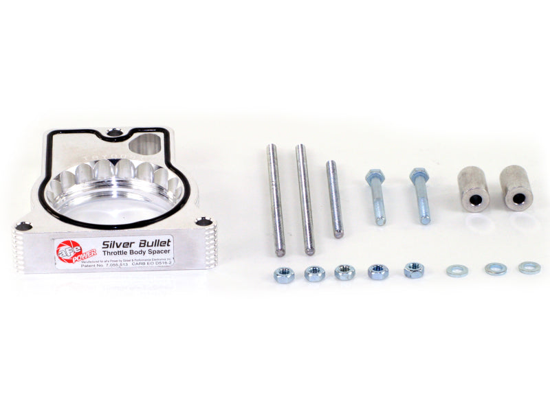 aFe Silver Bullet Throttle Body Spacers TBS Ford Mustang 2005-2010 V8-4.6L (afe46-33006) - photo 2