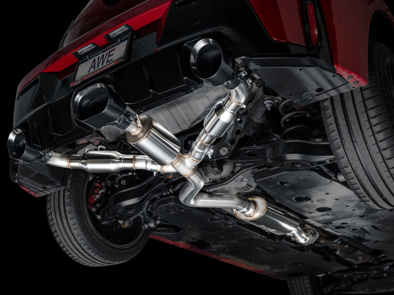 AWE Tuning 2023+ Toyota GR Corolla Touring Edition Exhaust - Diamond Black Tips - photo 3