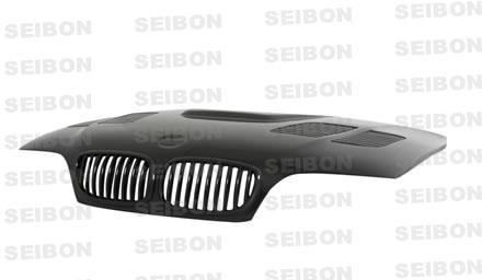 Seibon 2002-2005 BMW E46 2dr GT-R-Style Carbon Fiber Hood - photo 2
