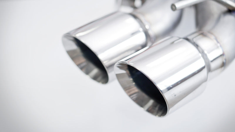 Stainless Works 2016-2018 Cadillac CTS-V Sedan Axle-Back System Dual-Mode Turbo Mufflers 4in Tips - photo 5