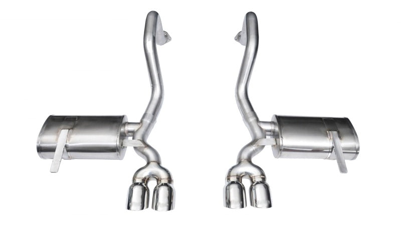 CORSA Performance 1997-2004 Chevrolet Corvette C5 Z06 5.7L V8 Polished Xtreme Axle-Back Exhaust
