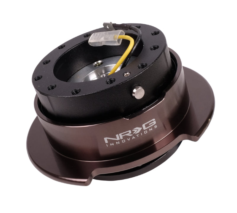 NRG Quick Release Kit Gen 2.5 - Black / Black Chrome Ring (SRK-250BKC) - photo 2