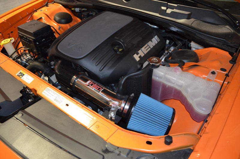 Injen 2011-2019 Dodge Challenger Hemi 5.7L V8 Polished Power-Flow Air Intake System with Heat Shield (injPF5063P) - photo 3