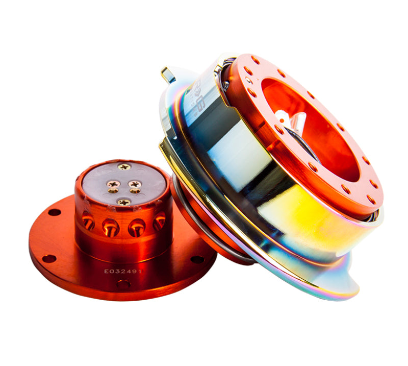 NRG Quick Release Gen 2.5 - Orange Body / Neochrome Ring (SRK-250OR/MC) - photo 2