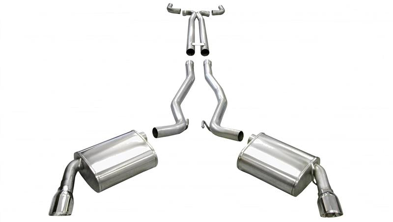 CORSA Performance 2010-2013 Chevrolet Camaro Convertible SS 6.2L V8 Manual Polished Sport Cat-Back + XO Exhaust - photo 4