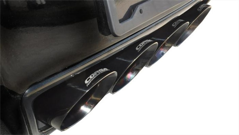 CORSA Performance 2014-2019 Corvette C7 Coupe 6.2L V8 AT/MT 2.75in Valve-Back Dual Rear Exit Black Sport Exhaust - photo 2