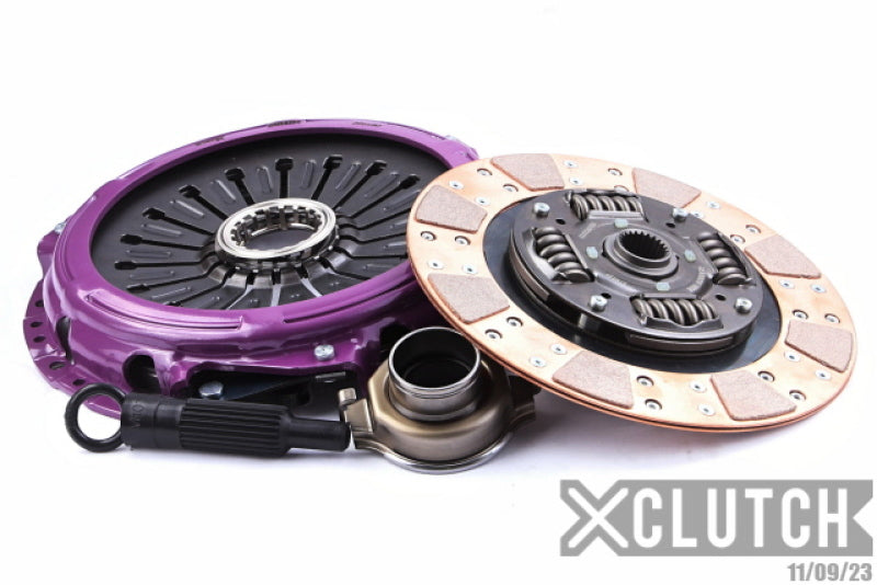 XCLUTCH 01-02 Mitsubishi Lancer EVO VII 2.0L Stage 2 Cushioned Ceramic Clutch Kit