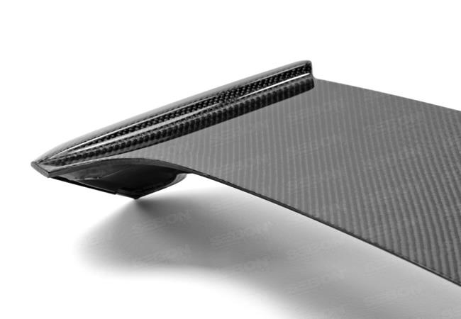 Seibon 2008-2010 Subaru WRX/STI Hatchback OEM-style Carbon Fiber Rear Spoiler Shaved - photo 5