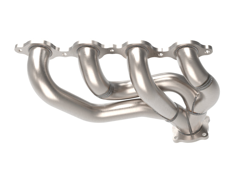 aFe Twisted 1-3/4in 304 Stainless Steel Shorty Header 2016-2021 Chevrolet Camaro SS 6.2L V8 - photo 4