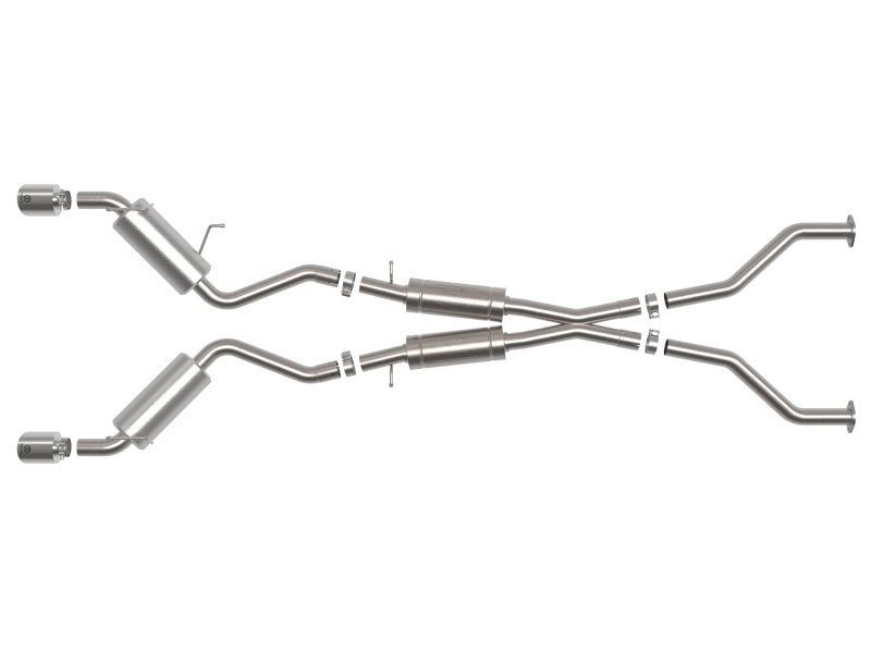aFe Takeda Cat-Back Exhaust System Nissan 370Z 2009-2020 V6-3.7L - Polished Tip - photo 3