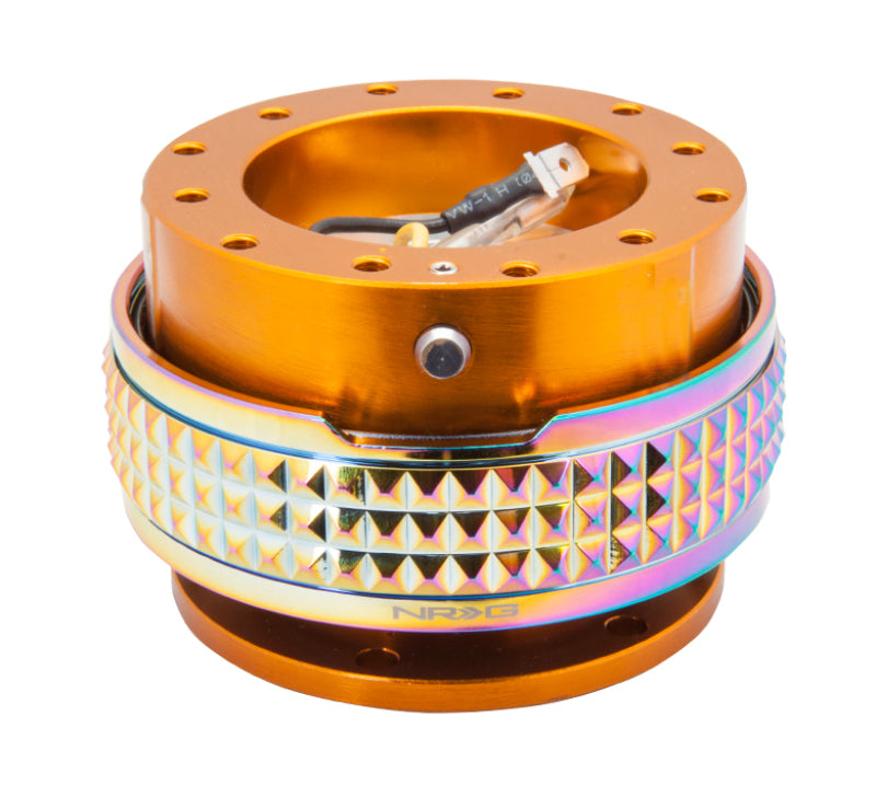 NRG Quick Release Kit - Pyramid Edition - Rose Gold Body / Neochrome Pyramid Ring (SRK-210RG/MC) - photo 2
