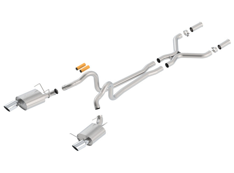 Borla 2013-2014 Mustang GT/Boss 302 5.0L V8 RWD Single Split Rear Exit ATAK Cat-Back Exhaust