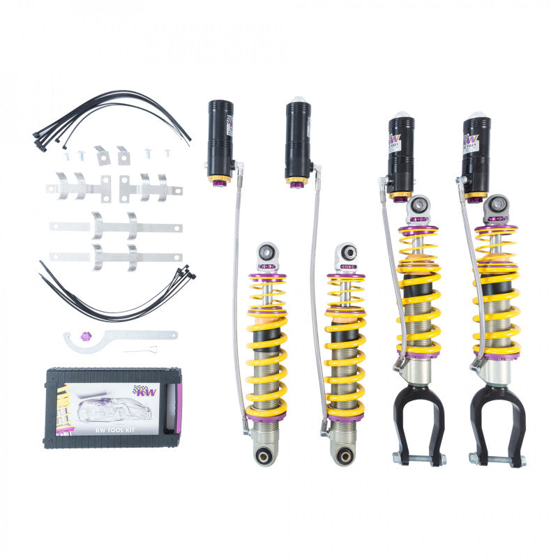 KW V4 Coilover Kit Bundle for Audi R8 (4S) Coupe/Spyder w/o Magnetic Ride (3A7100AM)