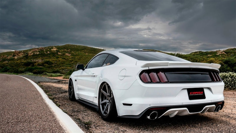 CORSA Performance 2015-2017 Ford Mustang GT 5.0 3in Cat-Back Exhaust Polish Dual Tips (Sport) - photo 3
