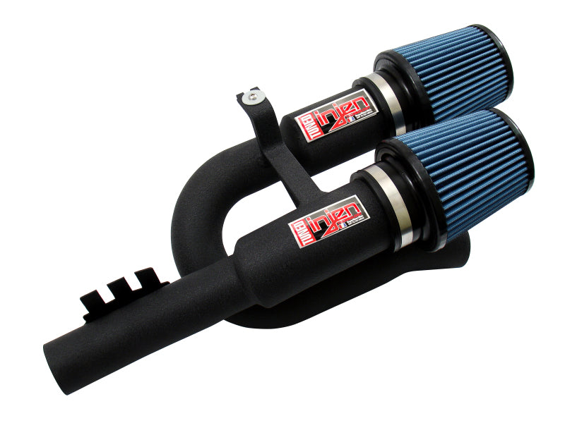 Injen 2007-2009 335i E92 / 2008-2009 135i E82 3.0L L6 Twin intake Wrinkle Black Short Ram Intake (injSP1125WB) - photo 5