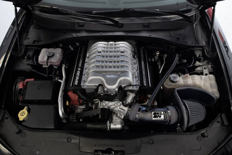 K&N 2017-2023 Dodge Charger/Challenger Hellcat SC 6.2L V8 DRYFLOW Performance Air Intake System (knn30-2553TTK) - photo 5