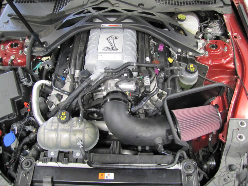 K&N 2020-2021 Ford Mustang GT500 5.2L V8 AirCharger Performance Intake (knn63-2515) - photo 3