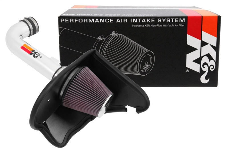 K&N 2016-2017 Chevy Camaro 3.6L Silver Typhoon Short Ram Intake (knn69-4535TP) - photo 2