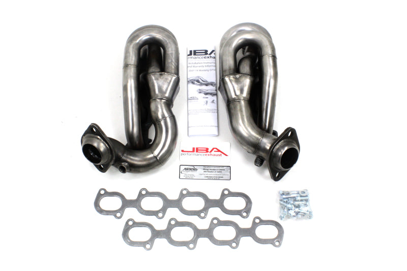 JBA 2007-2014 Ford GT500 5.4/5.8L 4V 1-5/8in Primary Raw 409 Stainless Steel Cat4Ward Header