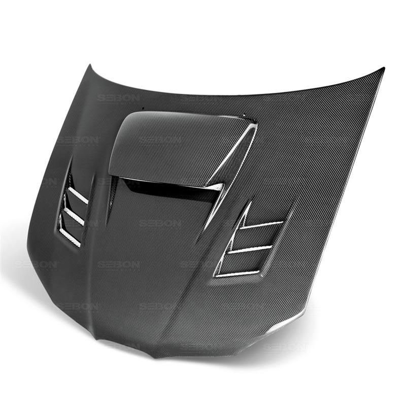 Seibon 2006-2007 Subaru WRX/STI CWII Carbon Fiber Hood - photo 2