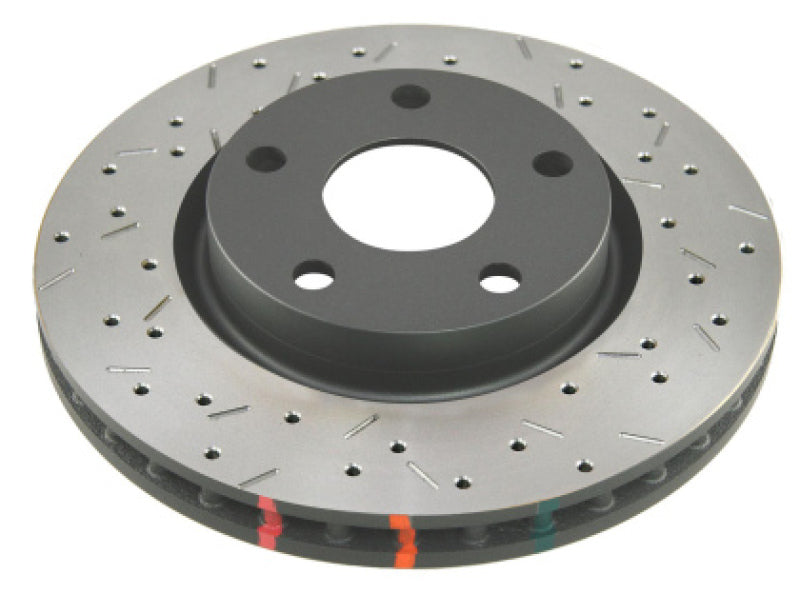 DBA Chevrolet Corvette (C8) 4000 Series XD Drilled & Dimpled Rear Brake Rotor (DBA43929XD)