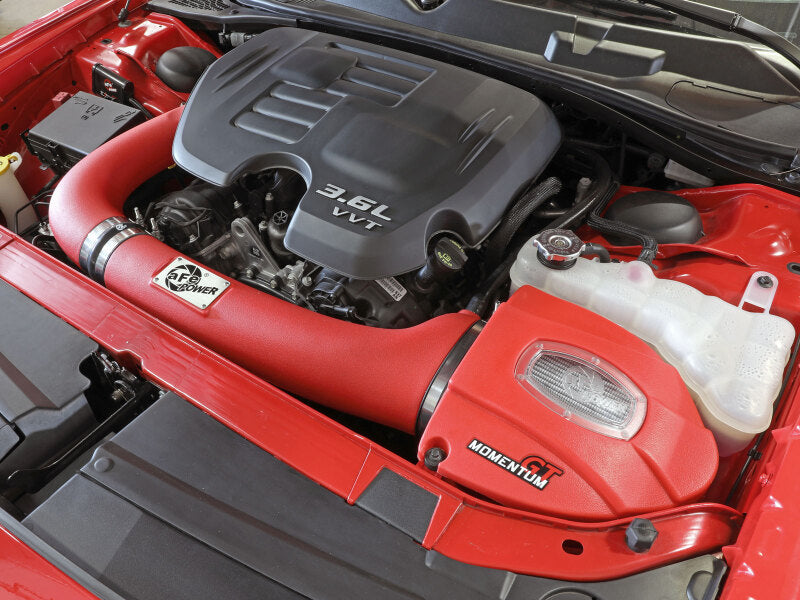 aFe Momentum GT Dry S Stage-2 Intake System 2011-2015 Dodge Challenger/Charger V6-3.6L (Red) (afe51-72201-R) - photo 8