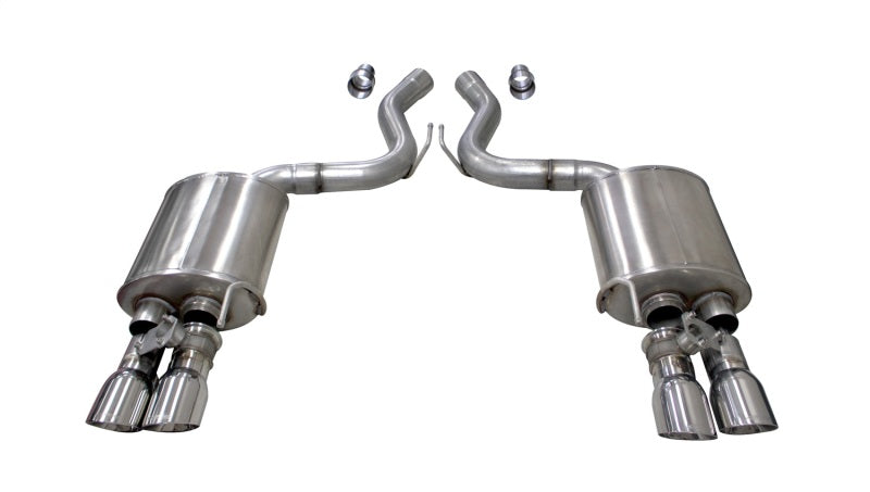 CORSA Performance 2018-2023 Ford Mustang GT Fastback 5.0L 3in Sport Axle-Back Exhaust with 4in Polished Tips - photo 2