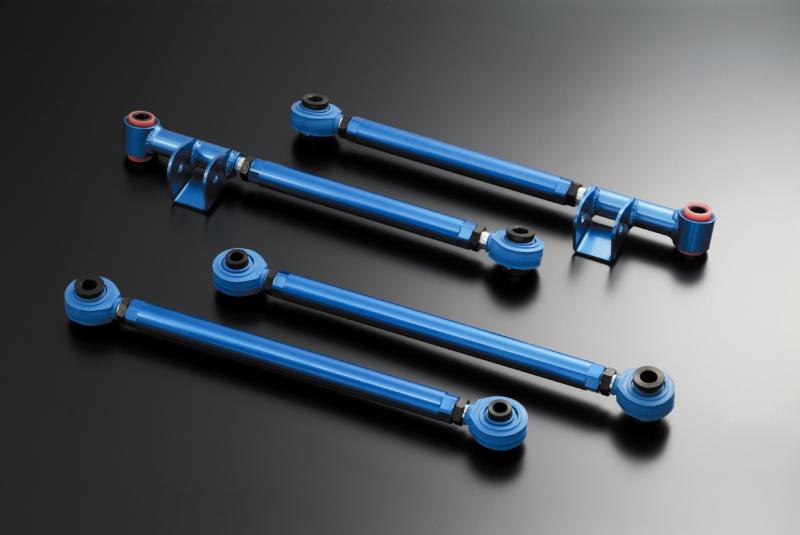 Cusco Rear Lateral Link Kit, Front Side (Adjustable Pillowball Ends) for 2002–2007 Subaru Impreza WRX and WRX STI (GD) (666 474 LA)