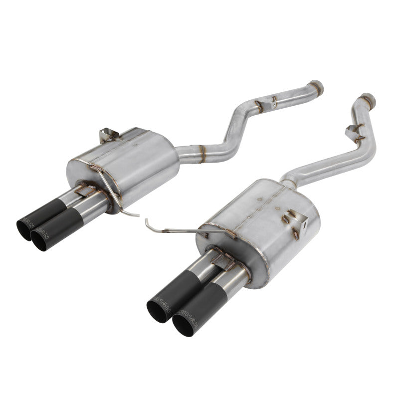 Dinan 2008-2013 BMW M3 (E92/E93) Free Flow Axle-Back Exhaust System - Black Tips - photo 2