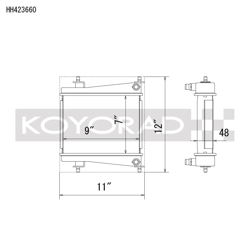 Koyo 2020-2021 Toyota GR Supra 3.0L Turbo (Remote Radiators, Set of 2)