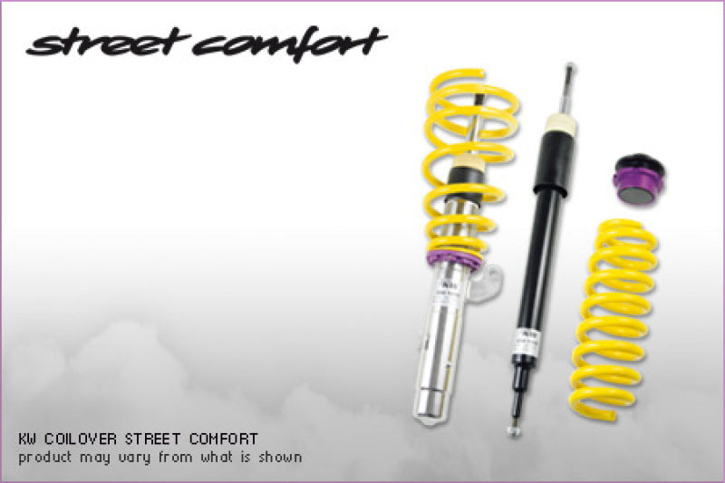 KW Street Comfort Coilover Kit for Audi A4/S4 (8K/B8) w/ electronic dampening control Sedan FWD + Quattro (18010097)