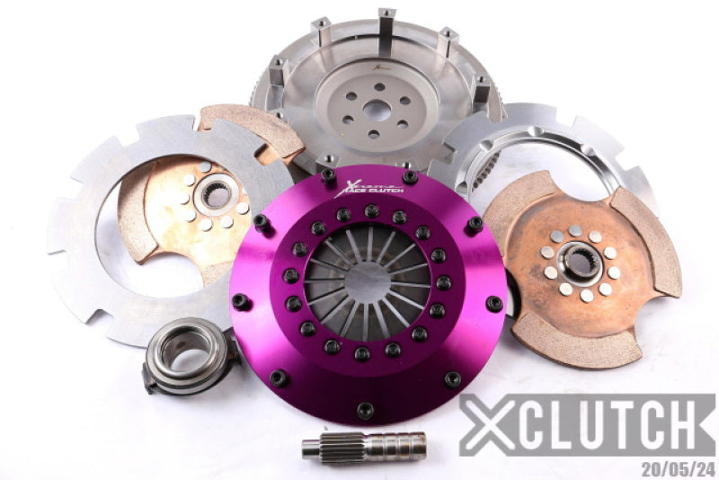 XCLUTCH 06-15 Mazda MX-5 Miata 2.0L 8in Twin Solid Ceramic Clutch Kit