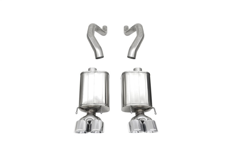 CORSA Performance 2006-2013 Chevrolet Corvette C6 Z06 7.0L / 2009-2013 ZR1 6.2L Polished Axle-Back Exhaust with 4.5in Twin Tips