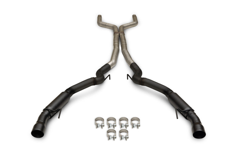 Flowmaster 2024-2025 Mustang 5.0L Outlaw Cat-Back Exhaust System - Black Tip (Non-Valved)