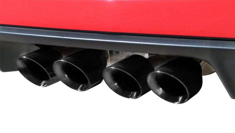 CORSA Performance 2005-2008 Chevrolet Corvette (C6) 2.5in Xtreme Cat-Back Exhaust - 3.5in Black Twin Tips - photo 5