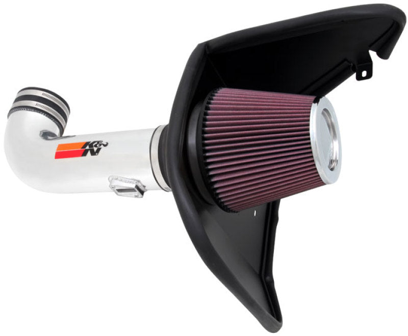 K&N 2010 Camaro 6.2L V8 Polished Typhoon Short Ram Intake (knn69-4519TP)